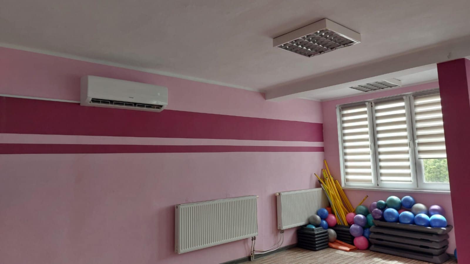 Klimatyzacja w sali fitness w CSiR