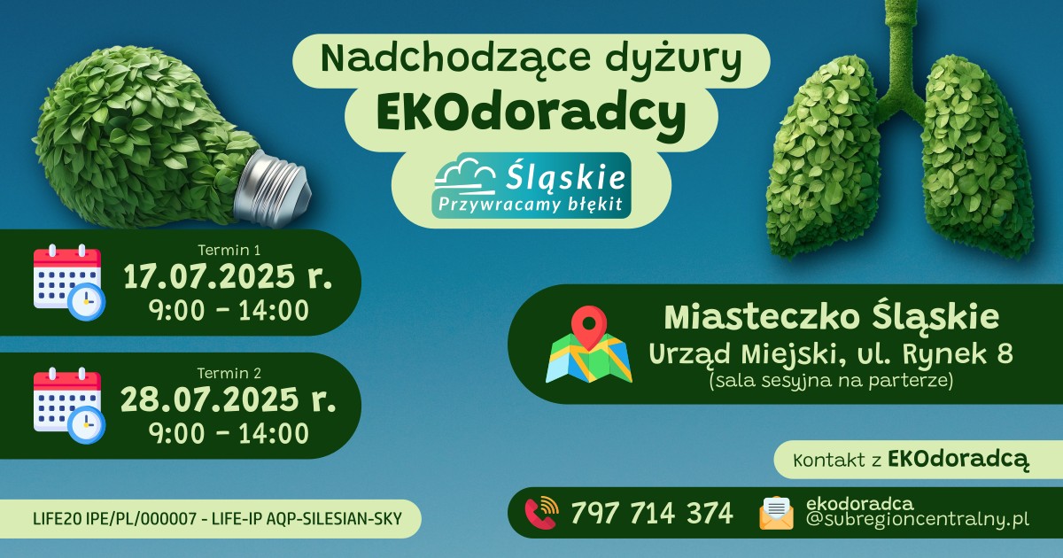 Nadchodzące dyżury ekodoradcy