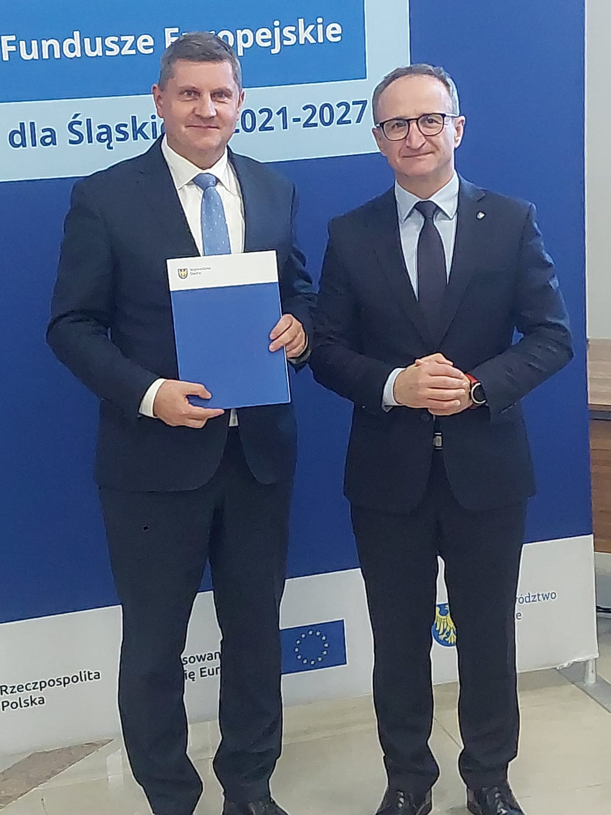 Odebranie listu gratulacyjnego uzyskania dofinansowania dla projektu „Ochrona przyrody i bioróżnorodności w Gminie Miasteczko Śląskie”