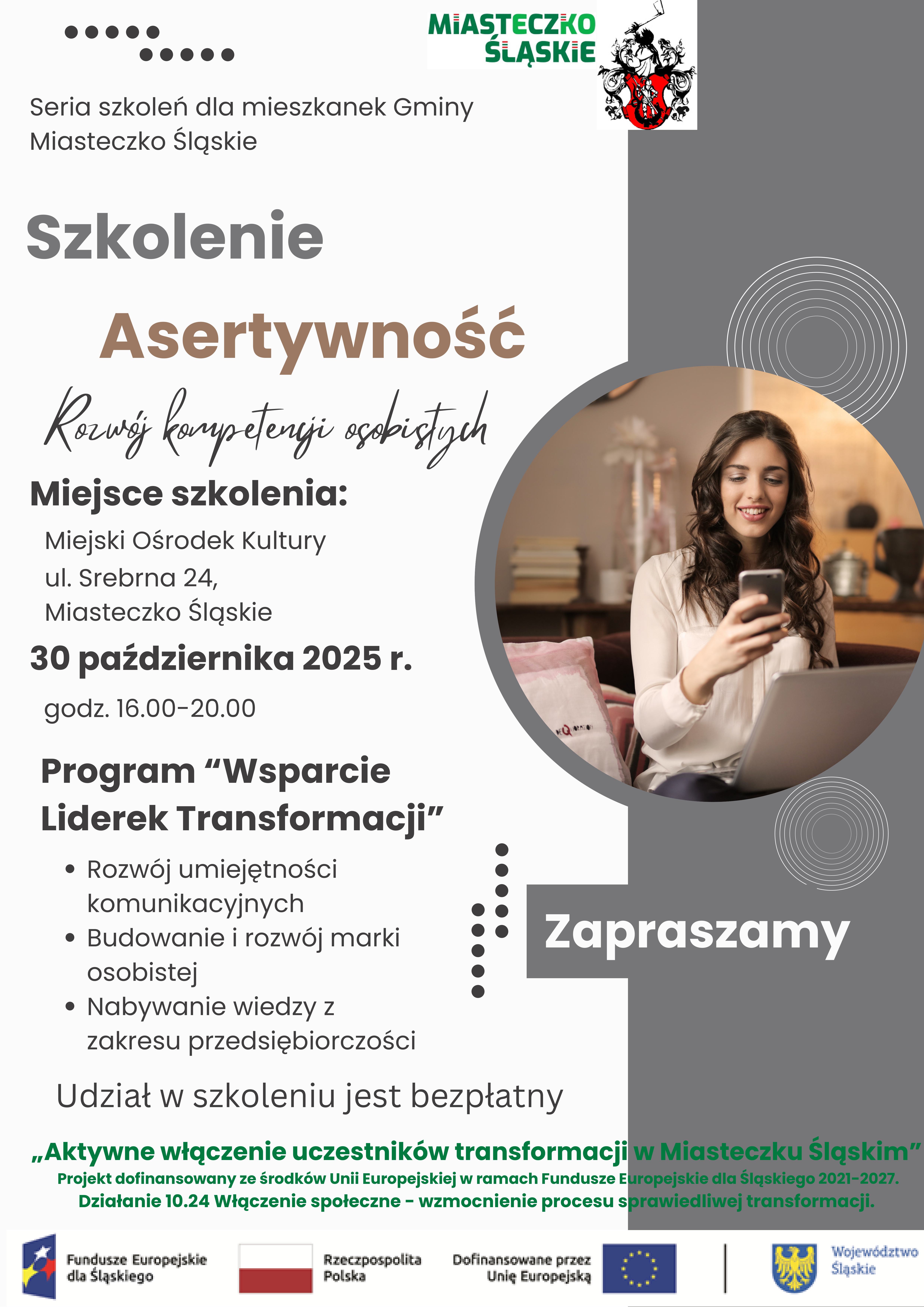 Bezpłatne szkolenie „Rozwój kompetencji osobistych” - część 3