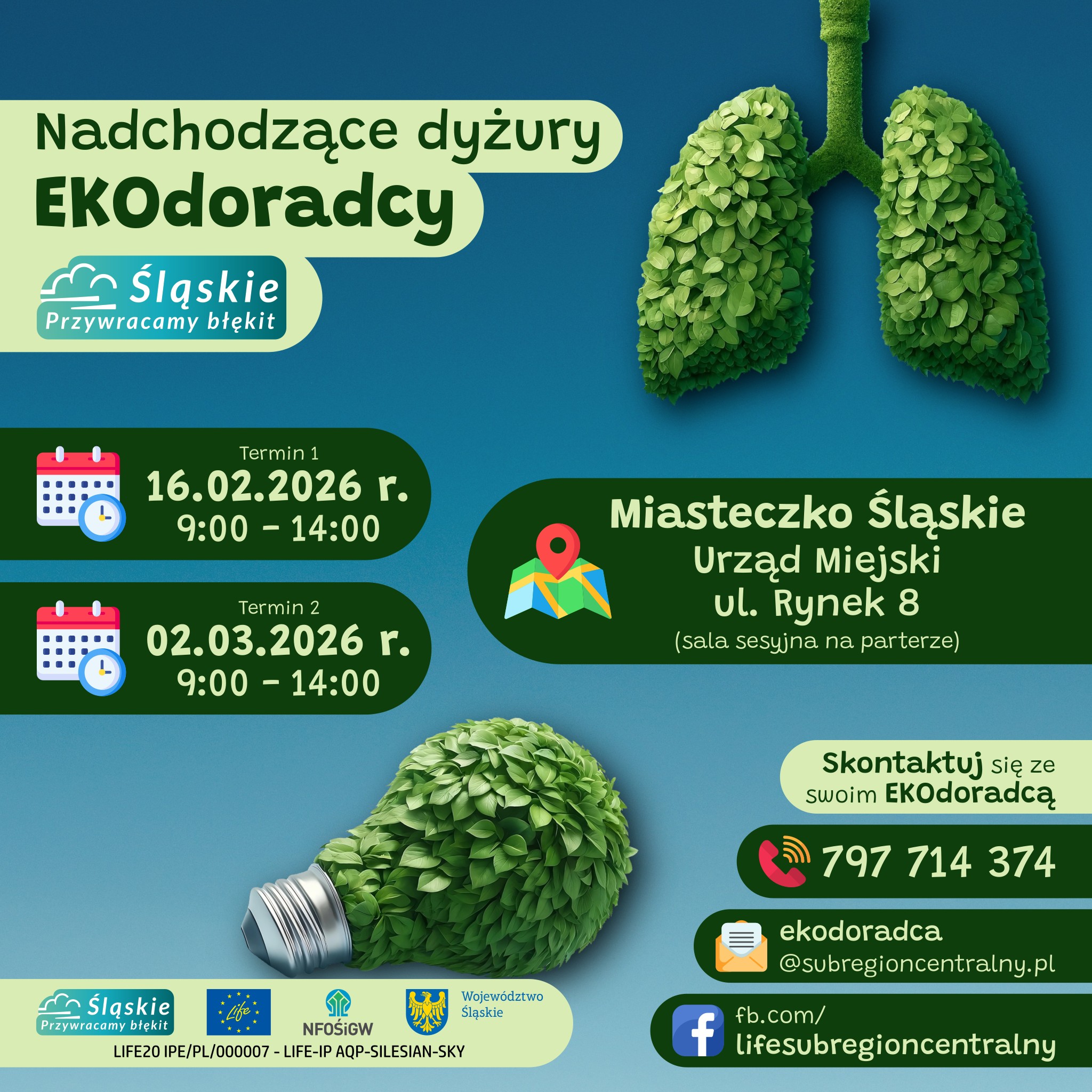 Nadchodzące dyżury ekodoradcy
