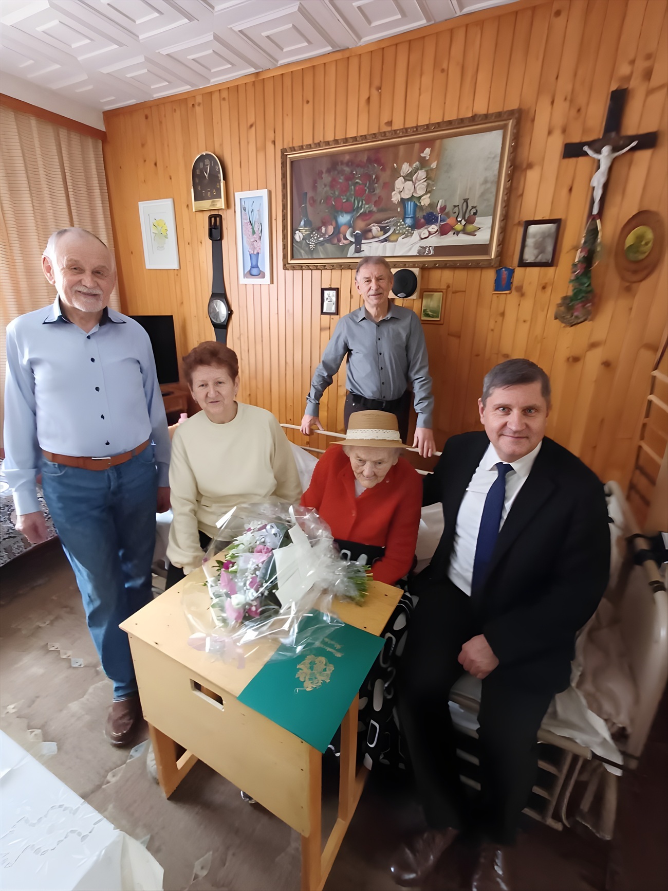 Z ponowną wizytą u Pani Marty Boryckiej, najstarszej mieszkanki naszej gminy