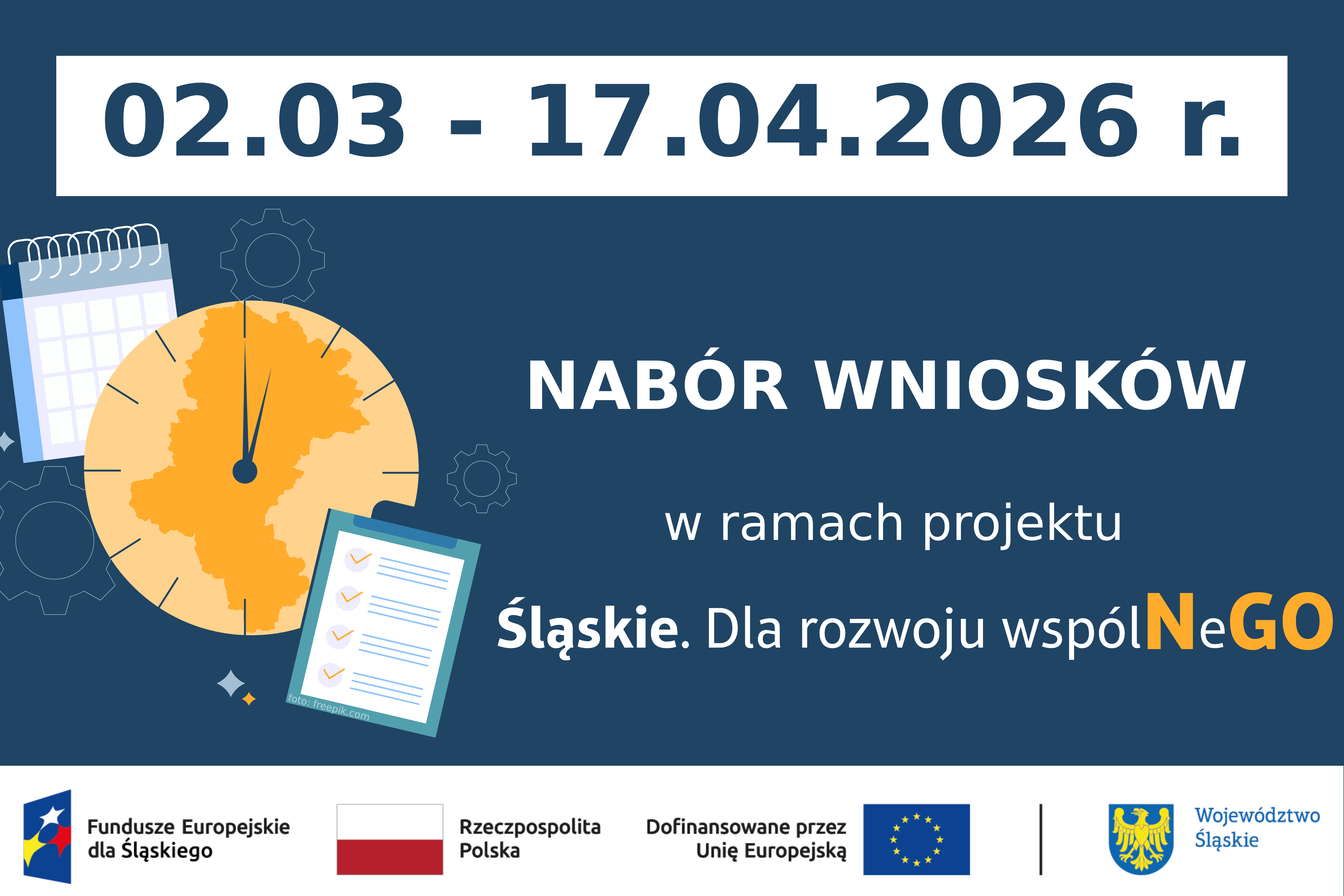 Od 2 marca do 17 kwietnia trwa I Nabór Wniosków o powierzenie Grantów w projekcie grantowym „Śląskie. Dla rozwoju wspólNeGO”!
