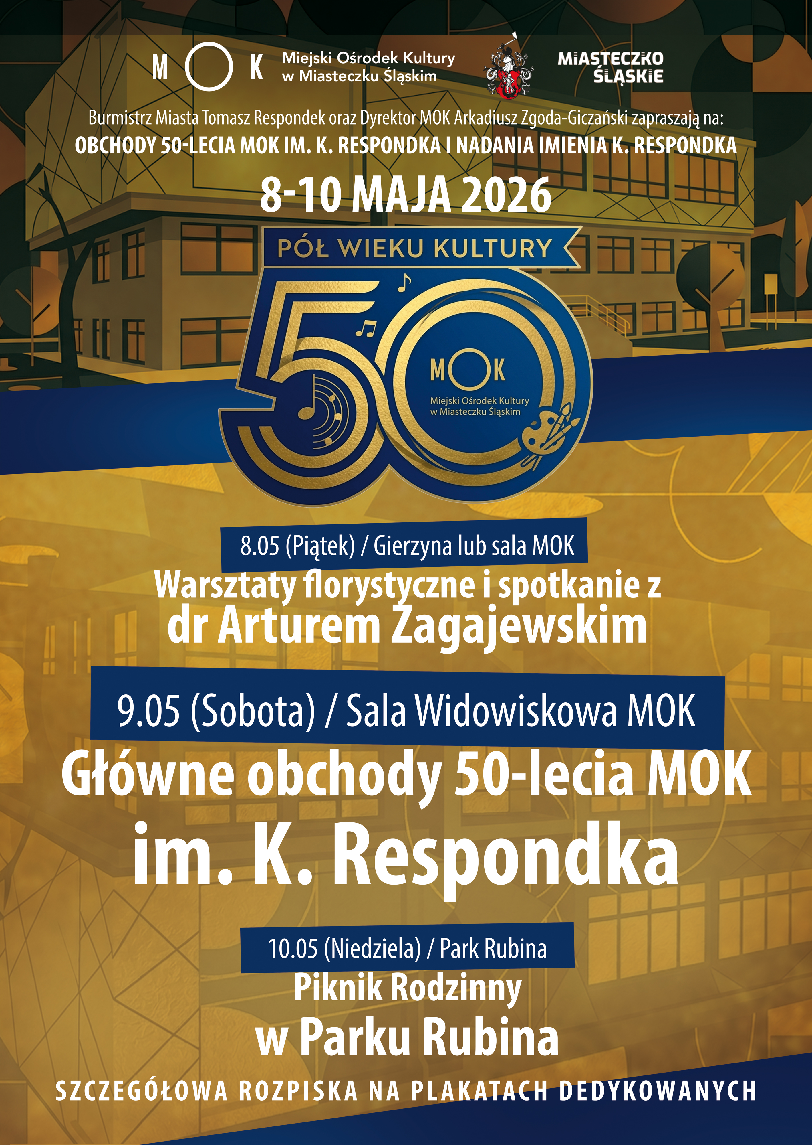 50-lecie działalności Miejskiego Ośrodka Kultury w Miasteczku Śląskim