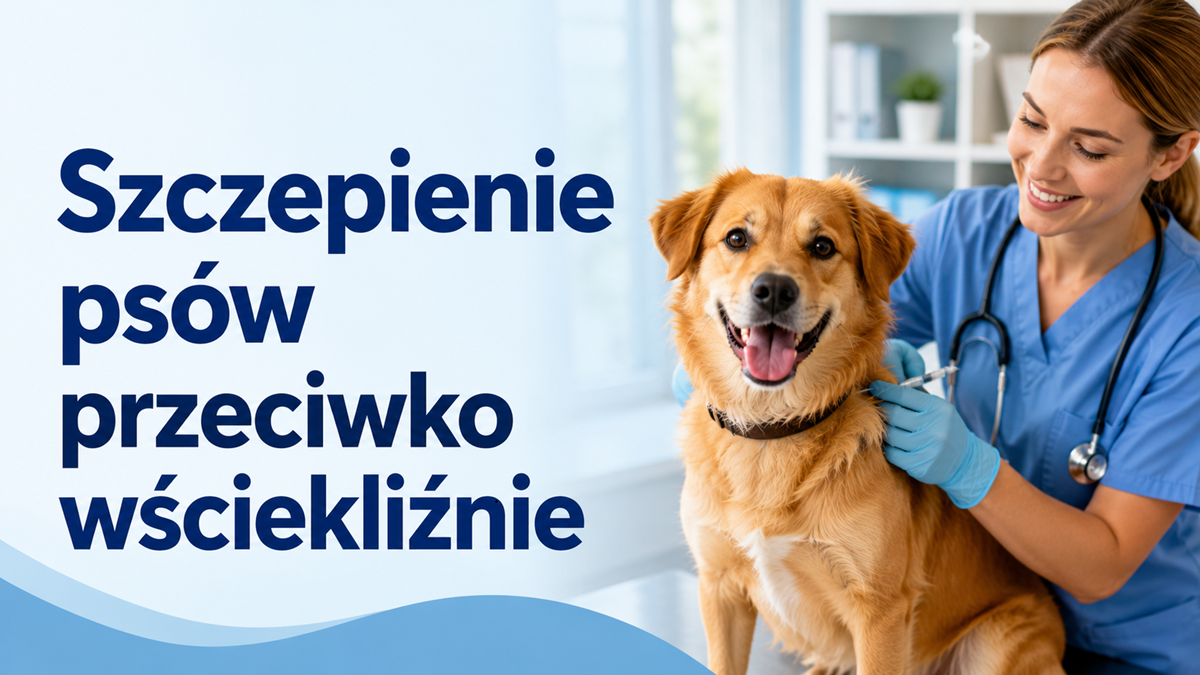 Plan szczepienia psów przeciwko wściekliźnie w 2026 roku