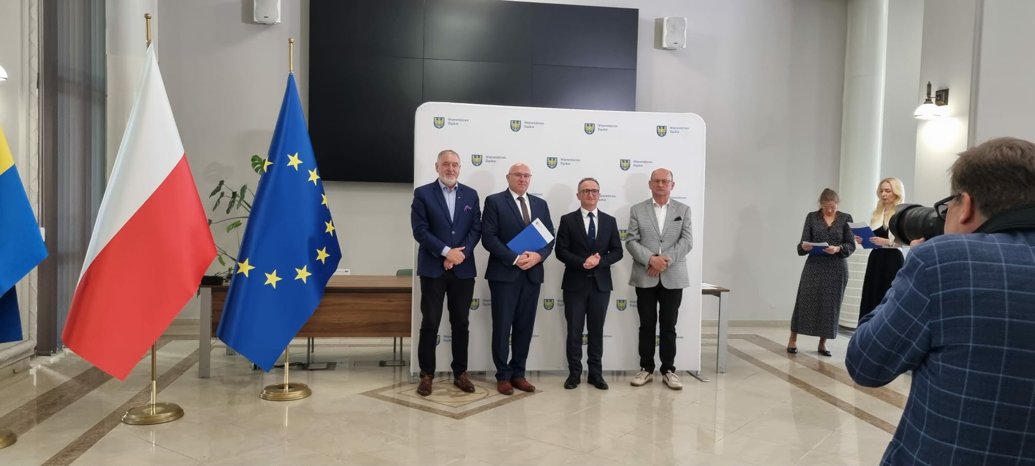 Wręczeniu listów gratulacyjnych w Urzędzie Marszałkowskim Województwa Śląskiego