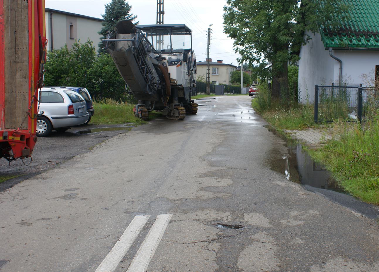 Utrudnienia w ruchu na ul. Stacyjnej w Miasteczku Śląskim