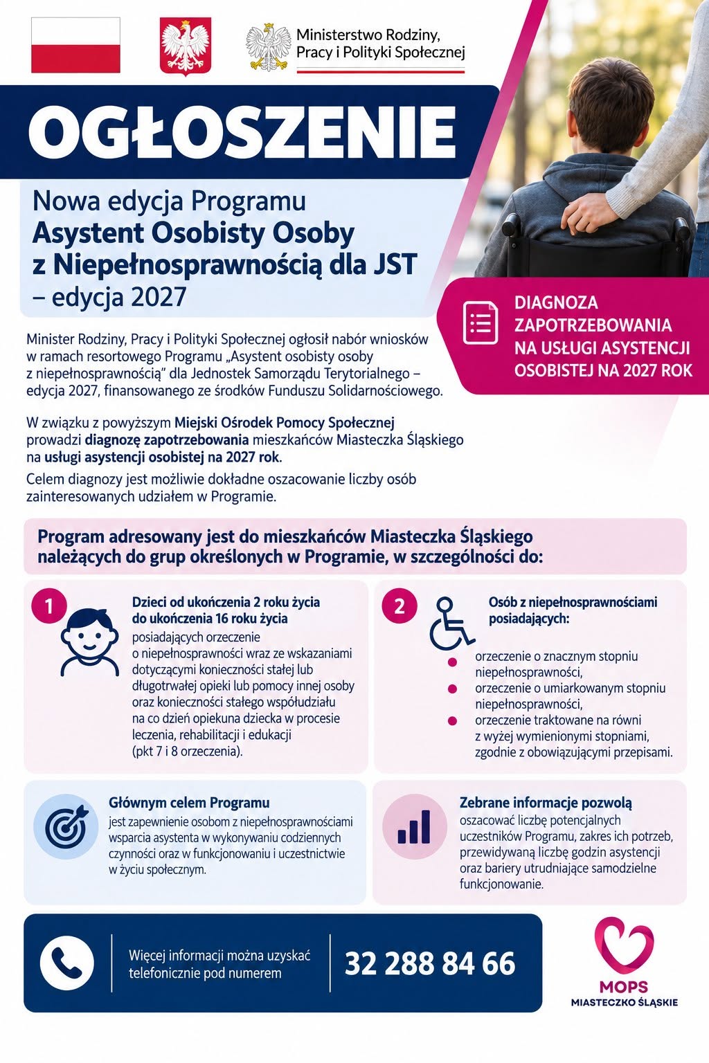 Nowa edycja Programu Asystent Osobisty Osoby z Niepełnosprawnością dla JST - edycja 2027