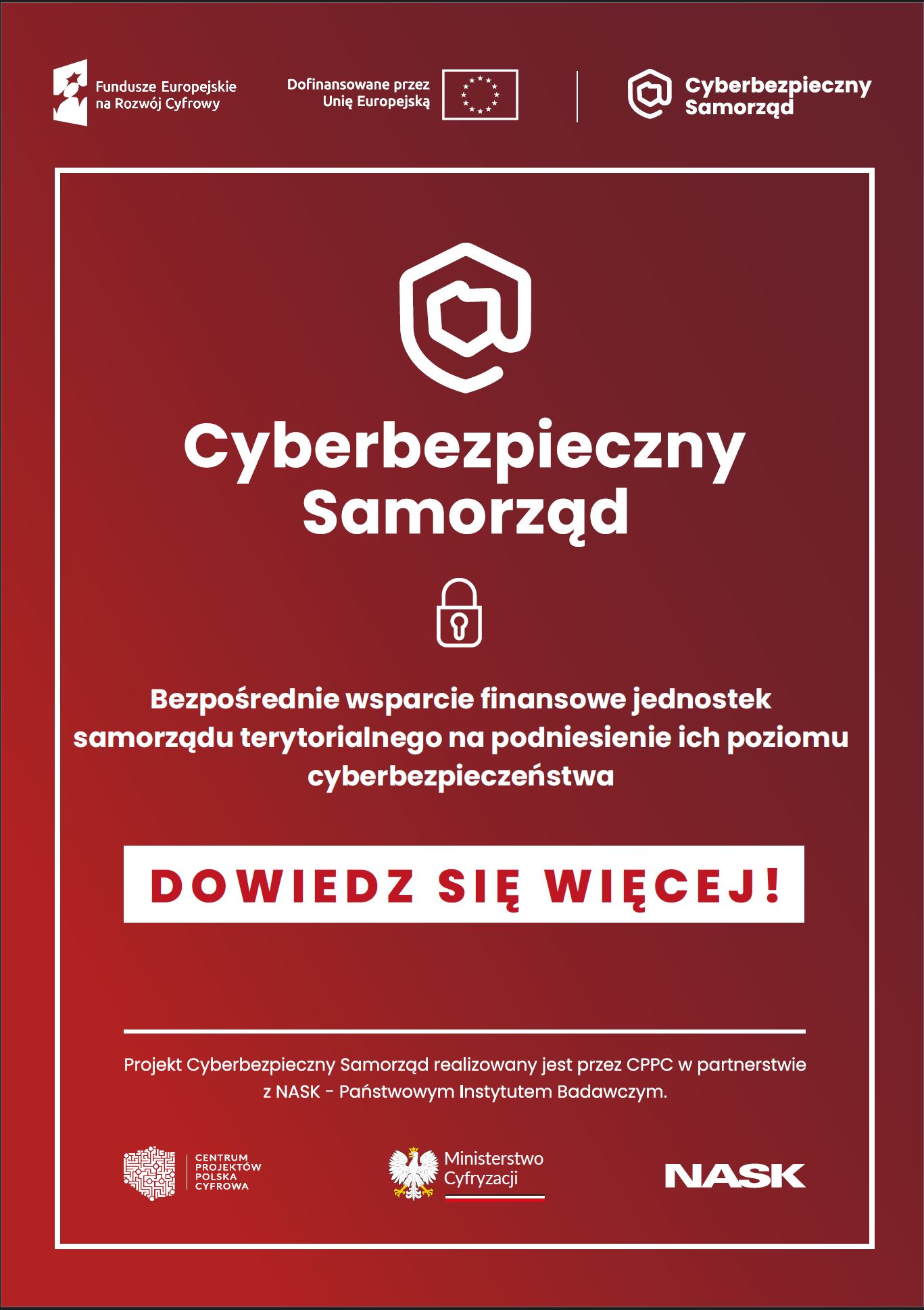 Samorząd Gminy Miasteczko Śląskie uzyskał dofinansowanie z Unii Europejskiej na projekt „Cyberbezpieczny Samorząd”.