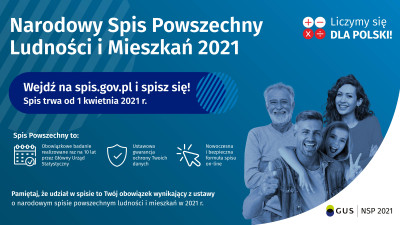 grafika do wpisu: Narodowy Spis Powszechny Ludności i Mieszkań 2021