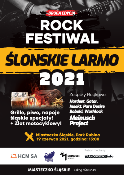 grafika do wpisu: Druga edycja Festiwalu Śląskie Larmo w Miasteczku Śląskim