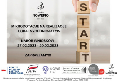 grafika do wpisu: Zapraszamy do udziału w konkursie grantowym “Śląskie NOWEFIO 2021-2023”