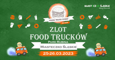 grafika do wpisu: Zlot Food Trucków w Miasteczku Śląskim