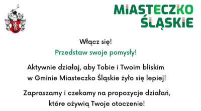 grafika do wpisu: Gminny Program Rewitalizacji dla Miasteczka Śląskiego do roku 2032