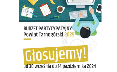 grafika do wpisu: Głosowanie w Budżecie Obywatelskim Powiatu Tarnogórskiego