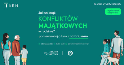 grafika do wpisu: DZIEŃ OTWARTY NOTARIATU – Rozmowa z ekspertem na tematy majątkowe.