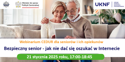 grafika do wpisu: Webinar &#34;Bezpieczny senior&#34;