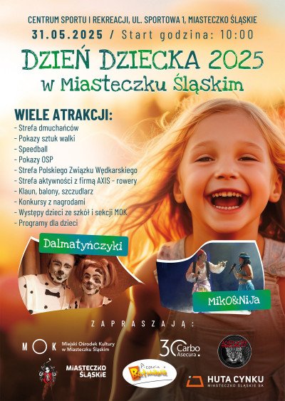 grafika do wpisu: Dzień Dziecka 2025 w Miasteczku Śląskim