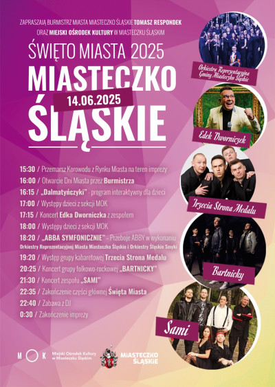 grafika do wpisu: Święto Miasta Miasteczko Śląskie 2025