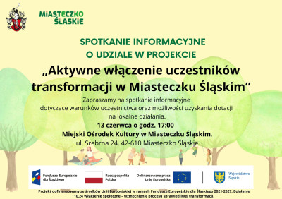 grafika do wpisu: Spotkanie informacyjne – dołącz do projektu i działaj lokalnie!