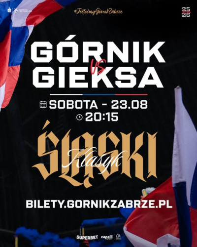 grafika do wpisu: Górnik Zabrze zaprasza na mecz!