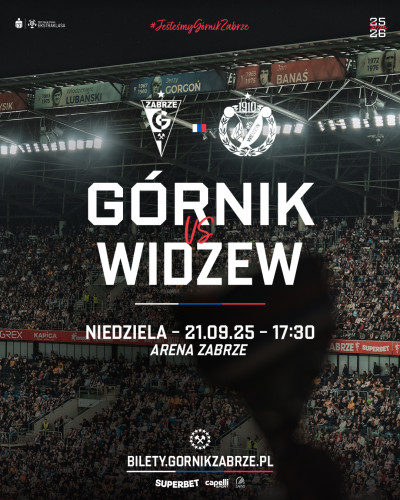 grafika do wpisu: Górnik Zabrze zaprasza na mecz!