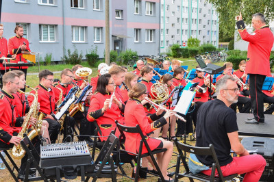 grafika do wpisu: Muzyka blisko domu – plenerowy koncert Orkiestry Reprezentacyjnej Gminy Miasteczko Śląskie