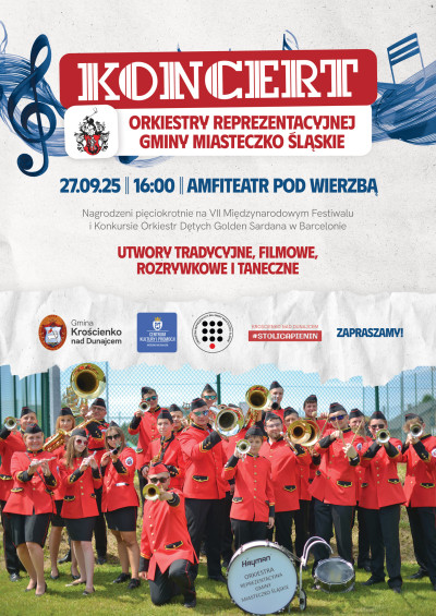 grafika do wpisu: Koncert Orkiestry Reprezentacyjnej Gminy Miasteczko Śląskie w Krościenku nad Dunajcem