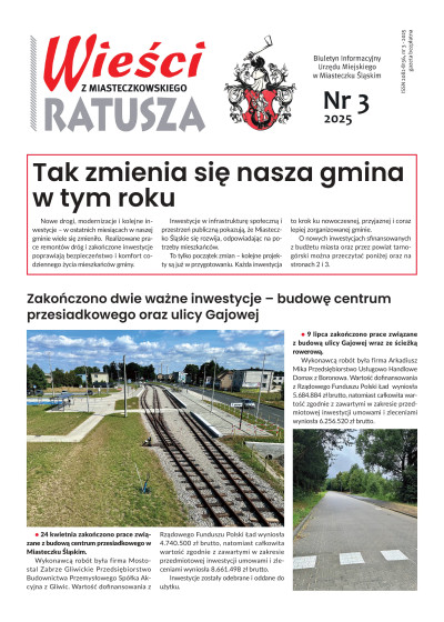 grafika do wpisu: Nowe wydanie „Wieści z Miasteczkowskiego Ratusza”