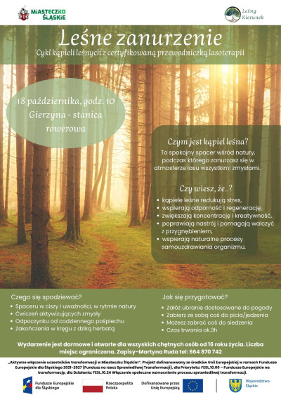 grafika do wpisu: Kolejne spotkanie z cyklu Leśne Zanurzenie