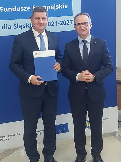 grafika do wpisu: Odebranie listu gratulacyjnego uzyskania dofinansowania dla projektu „Ochrona przyrody i bioróżnorodności w Gminie Miasteczko Śląskie”