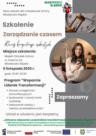 grafika do wpisu: Szkolenie „Zarządzanie czasem” – rozwój kompetencji osobistych