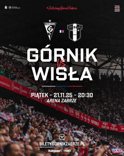 grafika do wpisu: Górnik Zabrze zaprasza na mecz!