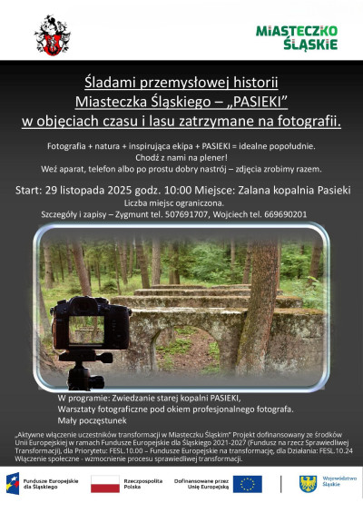 grafika do wpisu: Plener fotograficzny „Śladami przemysłowej historii Miasteczka Śląskiego – PASIEKI”