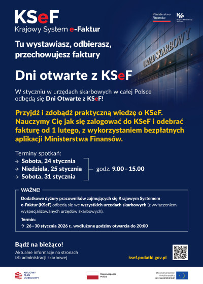 grafika do wpisu: Dni otwarte w urzędach skarbowych woj. śląskiego. Przygotuj się na KSeF