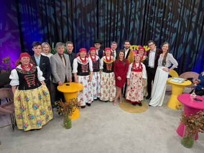 grafika do wpisu: Zespół Folklorystyczny Brynica w TVP3 Katowice