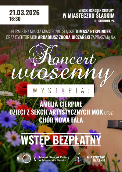 grafika do wpisu: Koncert Wiosenny w Miasteczku Śląskim