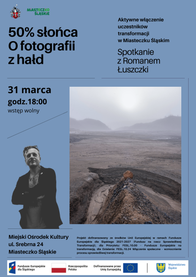 grafika do wpisu: 50% słońca. O fotografii z hałd - zapraszamy na spotkanie!