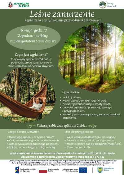 grafika do wpisu: Kolejne spotkanie z cyklu Leśne Zanurzenie