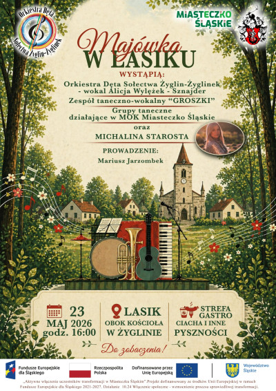grafika do wpisu: Koncert Majówka w Lasiku