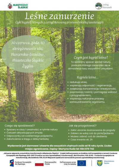 grafika do wpisu: Kolejne spotkanie z cyklu „Leśne zanurzenie”