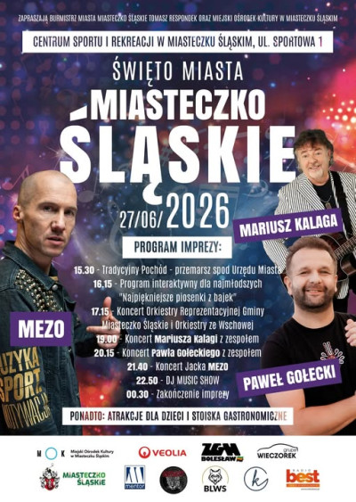 grafika do wpisu: Święto Miasta Miasteczko Śląskie 2026