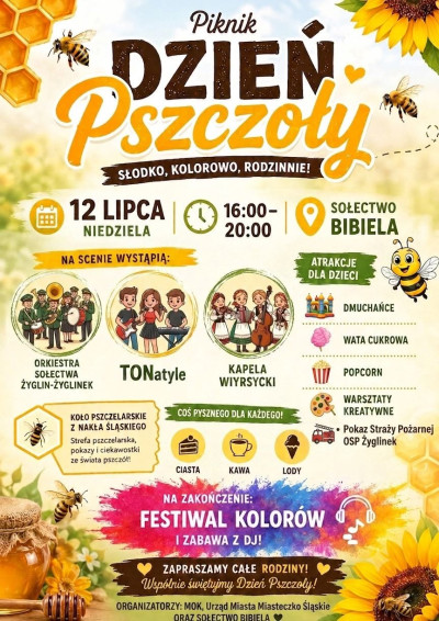grafika do wpisu: Piknik z okazji Dnia Pszczoły