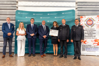 grafika do wpisu: Czek dla OSP Żyglinek