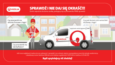 grafika do wpisu: Ostrzeżenie przed oszustami podszywającymi się pod pracowników wodociągów