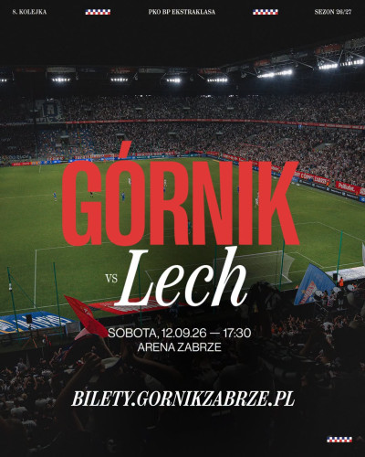grafika do wpisu: Górnik Zabrze zaprasza na mecz!