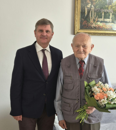 grafika do wpisu: Piękny jubileusz mieszkańca Miasteczka Śląskiego