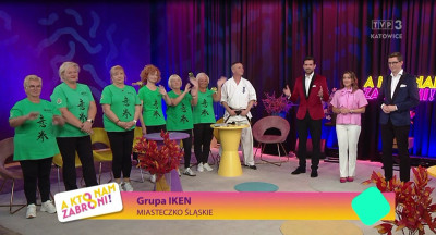 grafika do wpisu: Grupa IKEN z Miasteczka Śląskiego po raz kolejny gości na telewizyjnej scenie