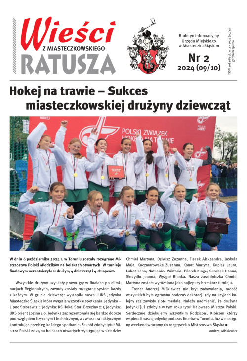 okładka wydania Nr 2 / 2024 gazety Wieści z Ratusza