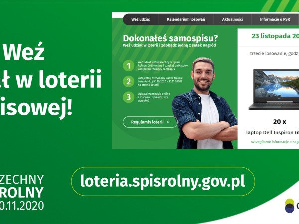 Weź udział w loterii spisowej!